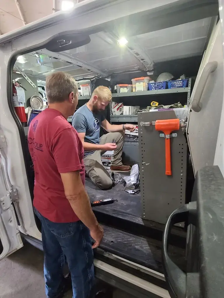 ESCON Power Solutions team heading to a job site